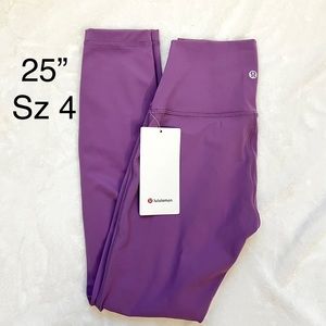 🍋 Lululemon Wisteria Purple wunder under HR 25”